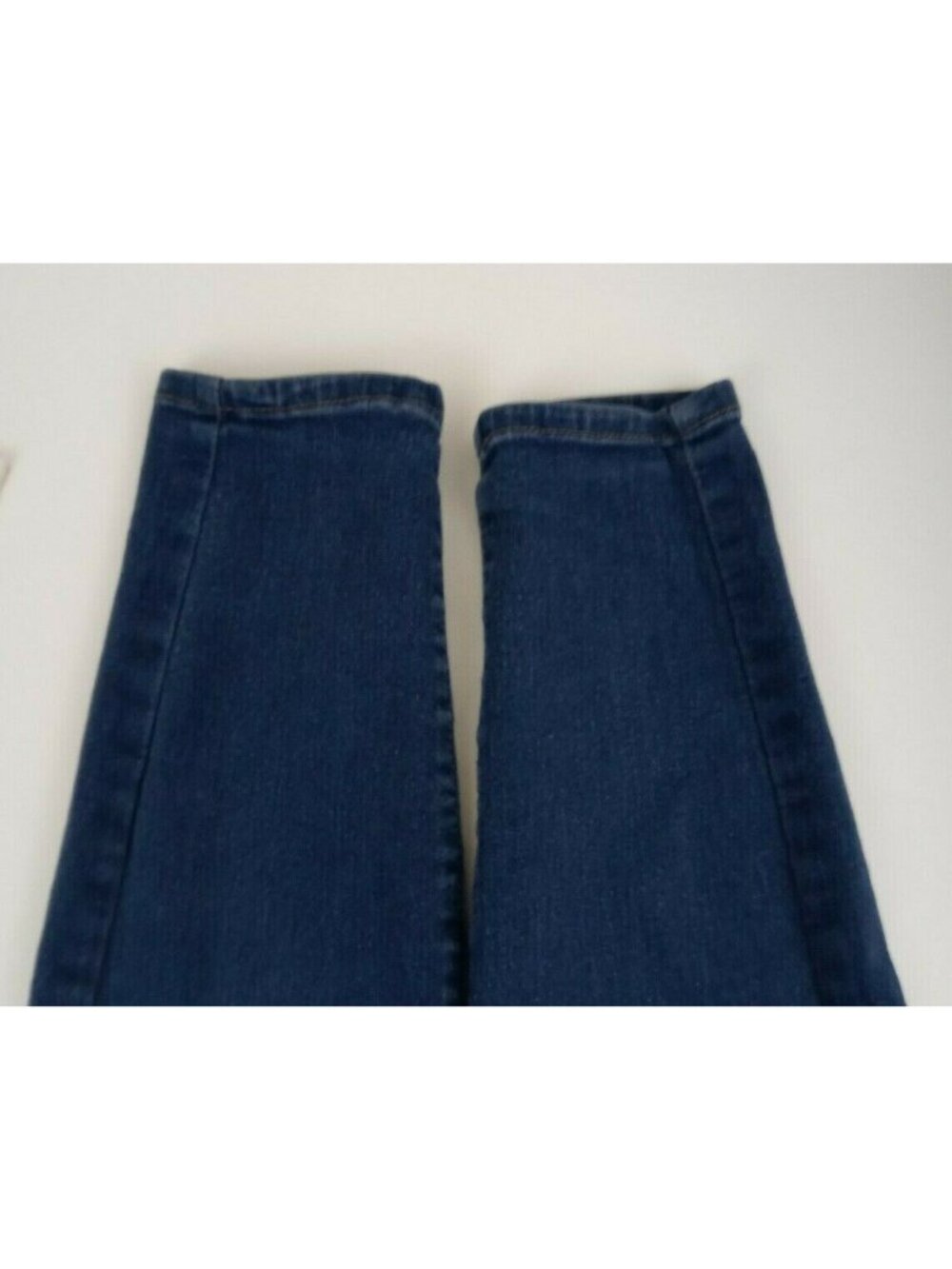 Angels Straight Leg Distressed Dark Wash Mid Rise Jeans Size W28 L 26 - Picture 7 of 9